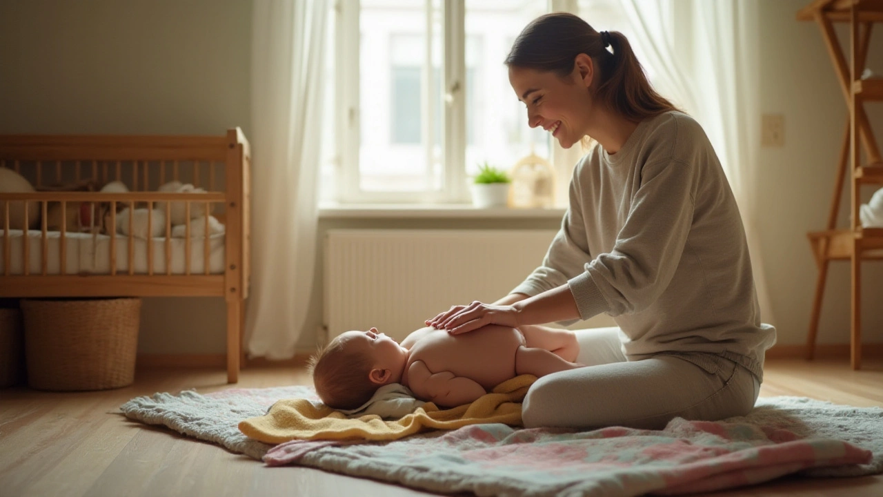 Jak masáže pomáhají zlepšit dýchání u kojenců a batolat