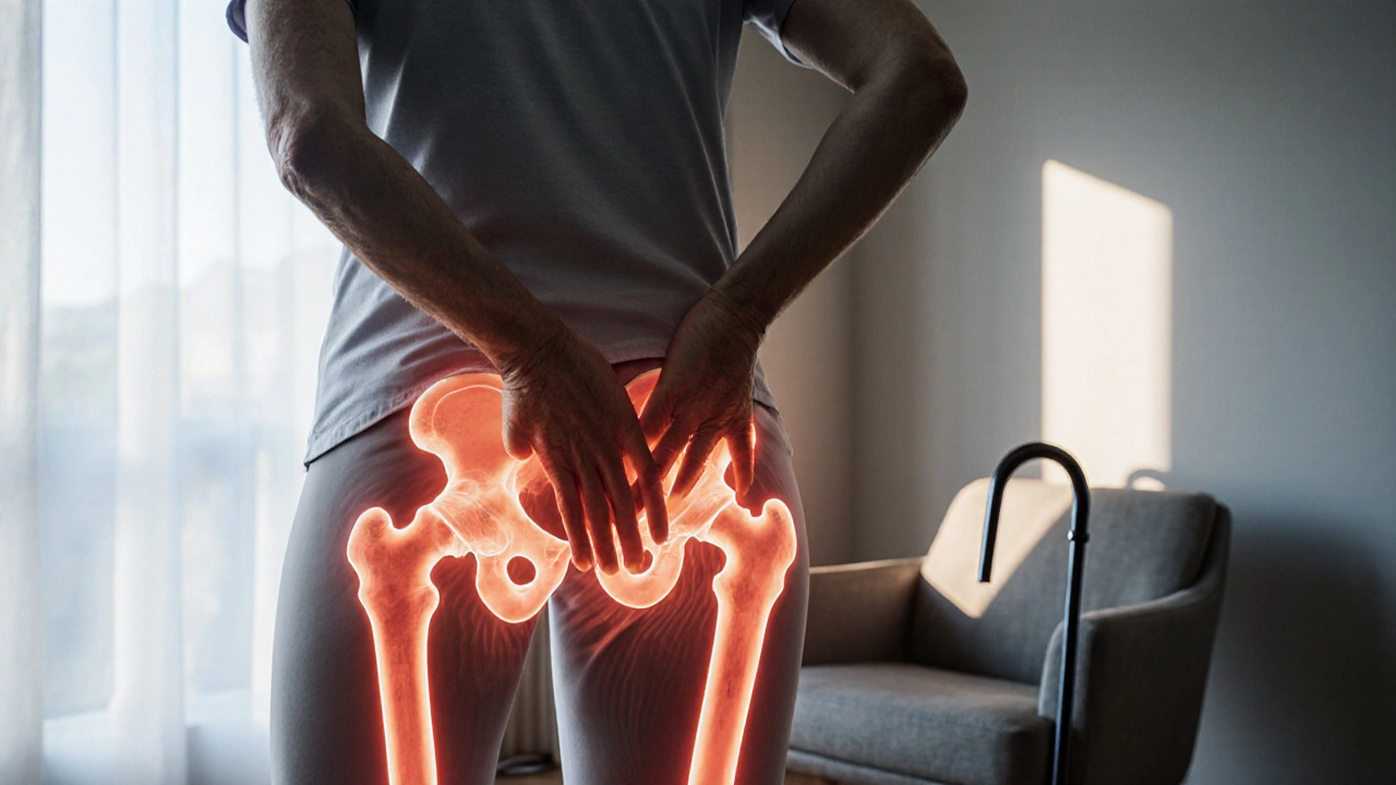 Kde bolí artróza kyčle? Přesné místa bolesti a jak je rozpoznat