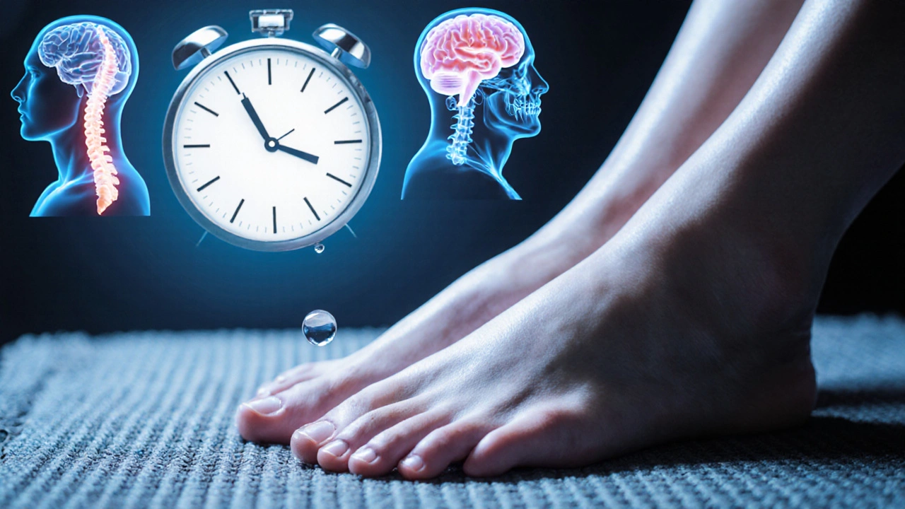 Pravidelná reflexní masáž jako postupný proces úlevy od bolesti.