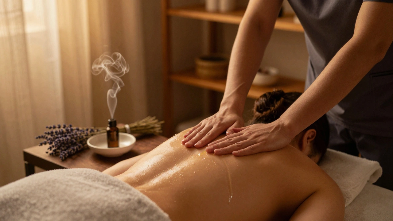 Aromaterapeutická masáž: Jak esenciální oleje obnoví energii a zlepší zdraví