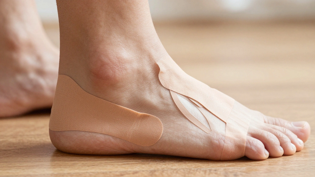 Co je to ostruha patní kostí a jak ji léčit tejpováním