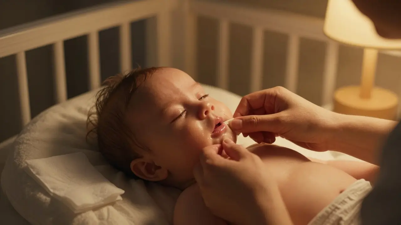 Jak masáž kojenců a batolat může zmírnit bolest při zubání