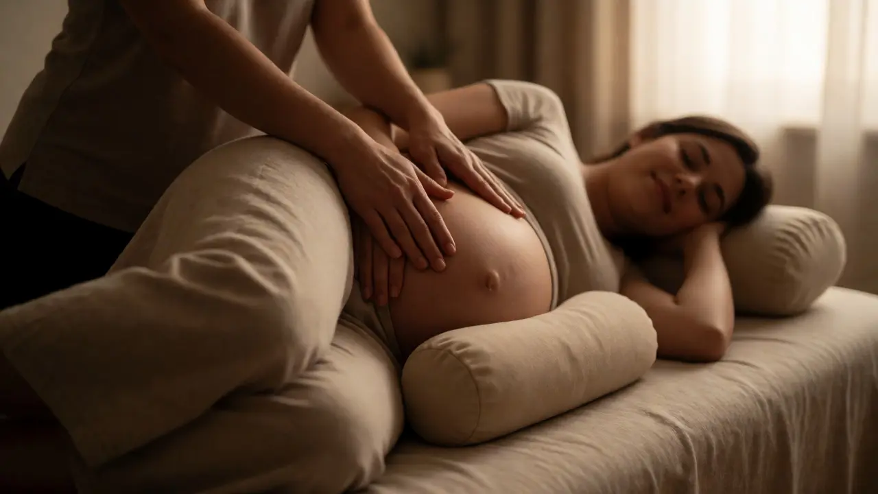 Těhotenská masáž: Průvodce relaxací a úlevou pro budoucí maminky